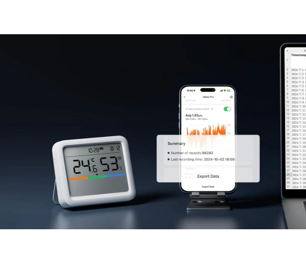 SwitchBot Termometr i higrometr Meter Pro - 1370047 - zdjęcie 4